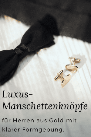 Luxus-Manschettenknöpfe für Herren aus Gold.